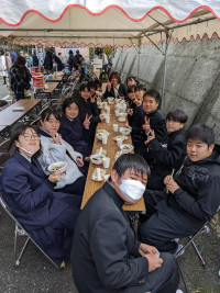 大川ふれあい祭　　食事